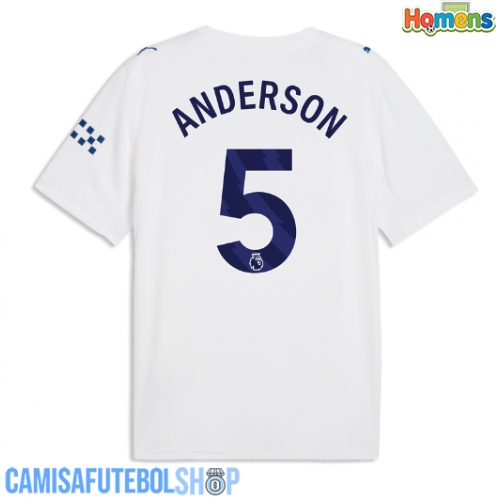 Camisa de time de futebol Manchester City Elliot Anderson #5 Replicas 3º Equipamento 2026-27 Manga Curta